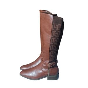 Women's Shoedazzle JEM Brown Over the Knee Boots